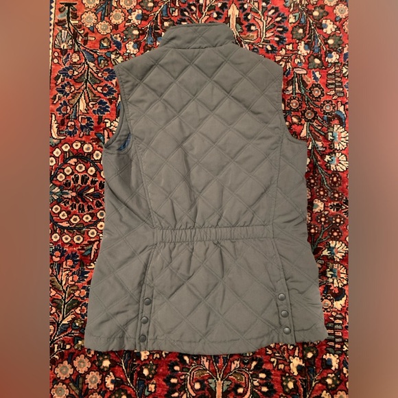 Dover Saddlery Riding Sport size S gray quilted vest - Picture 4 of 4